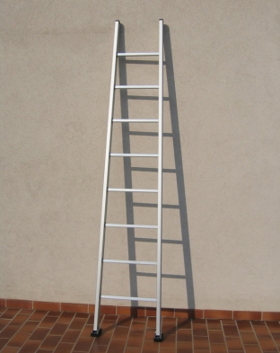 Scala semplice in alluminio – tronco unico